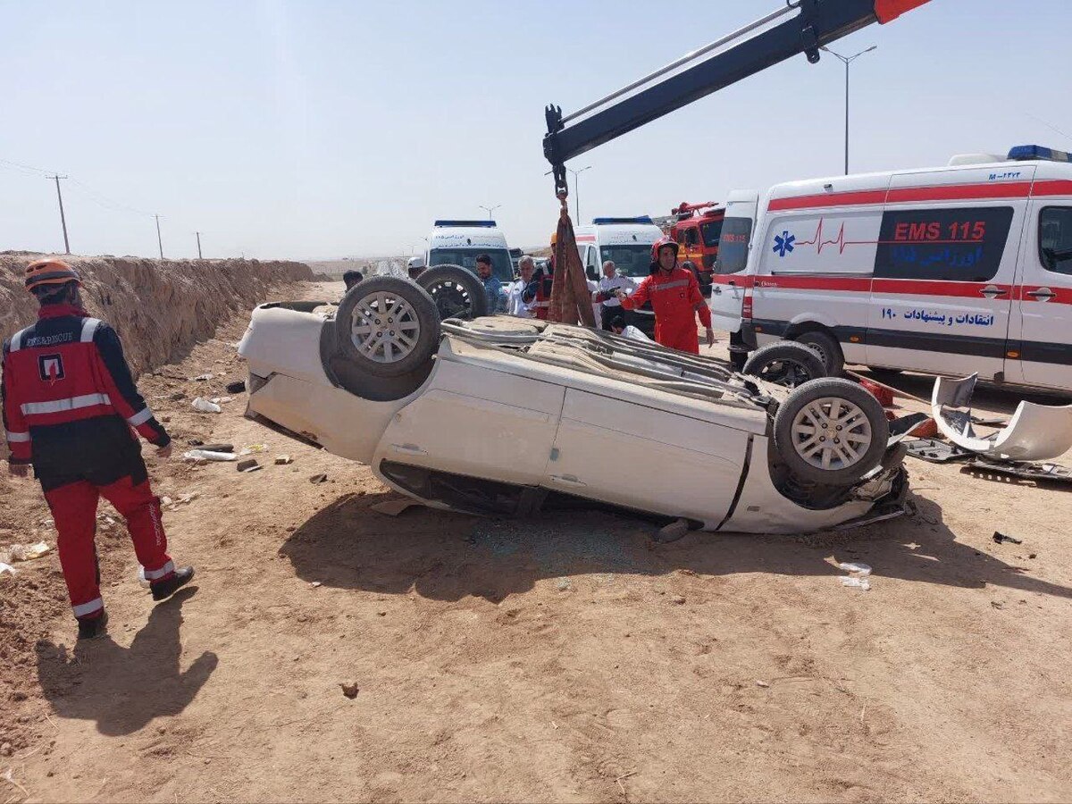 ۴ کشته در واژگونی خودروی زائران اربعین حسینی در جاده مشهد + جزییات (۱۸ شهریور ۱۴۰۲)
