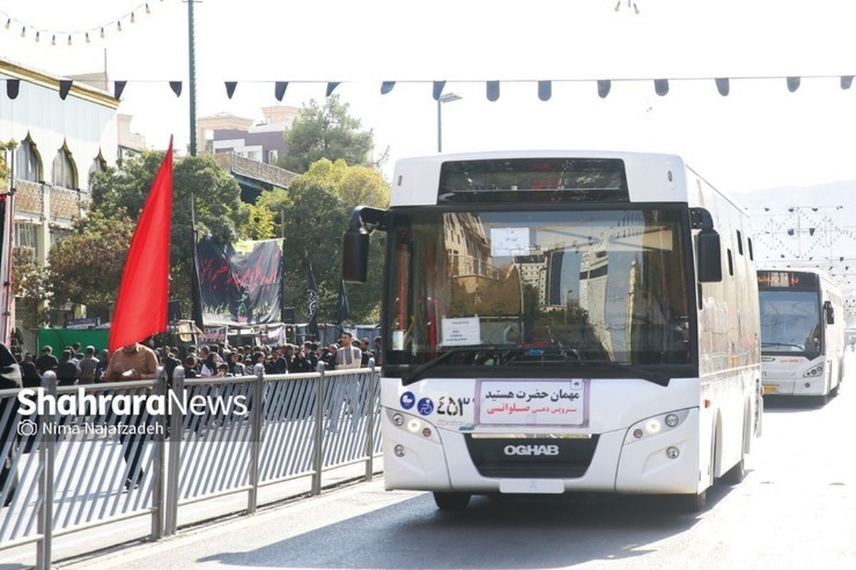 حمل‌ونقل شهری در خدمت زائران مشهد