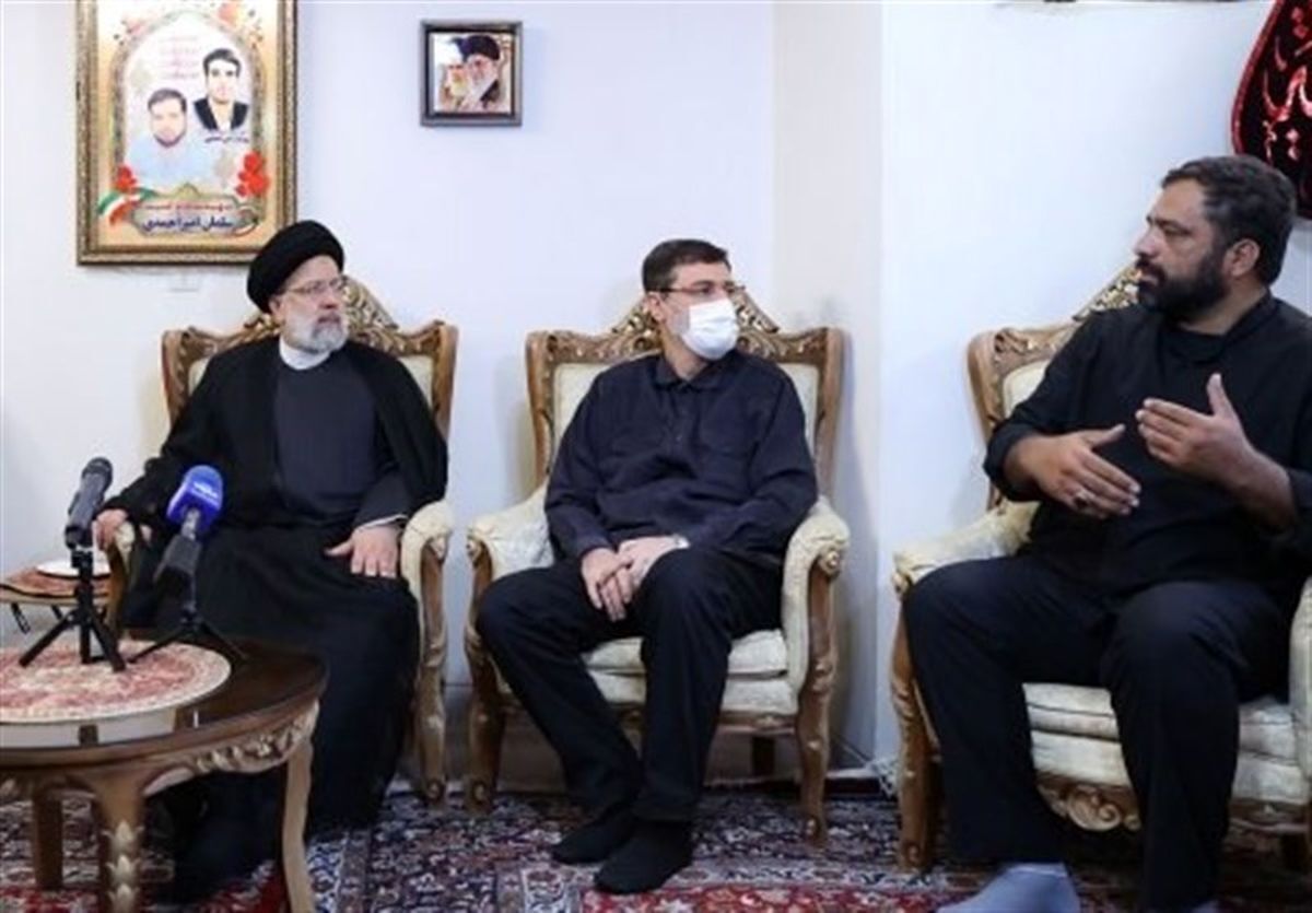 ویدئو | رئیسی به منزل شهید امنیت سلمان امیراحمدی رفت