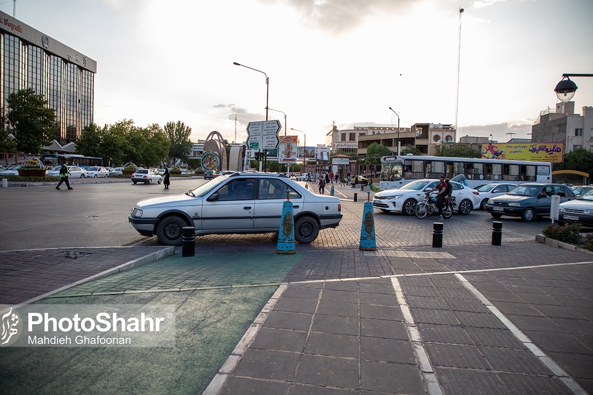 آخرین وضعیت ترافیکی در مشهد | ترافیک سنگین در منزل آباد و سه راه دانش (۲۴ شهریور ماه ۱۴۰۲)