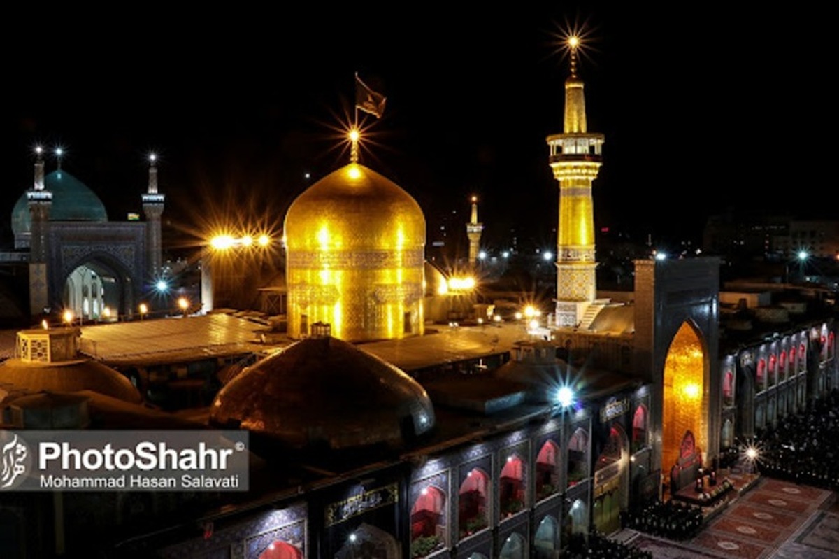 ویدئو| حال و هوای خیابان های اطراف حرم در شب شهادت امام رضا(ع)