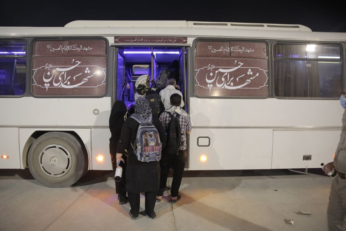 جابجایی ۳ هزار نفر از زائران حسینی توسط اتوبوس‌های شهرداری مشهد