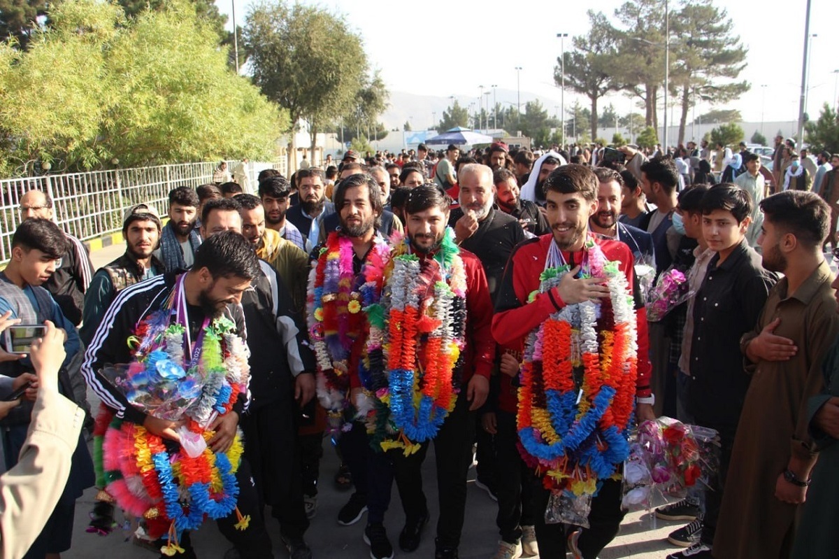 استقبال افغانستانی‌ها از مدال‌آوران این کشور در بازی‌های آسیایی