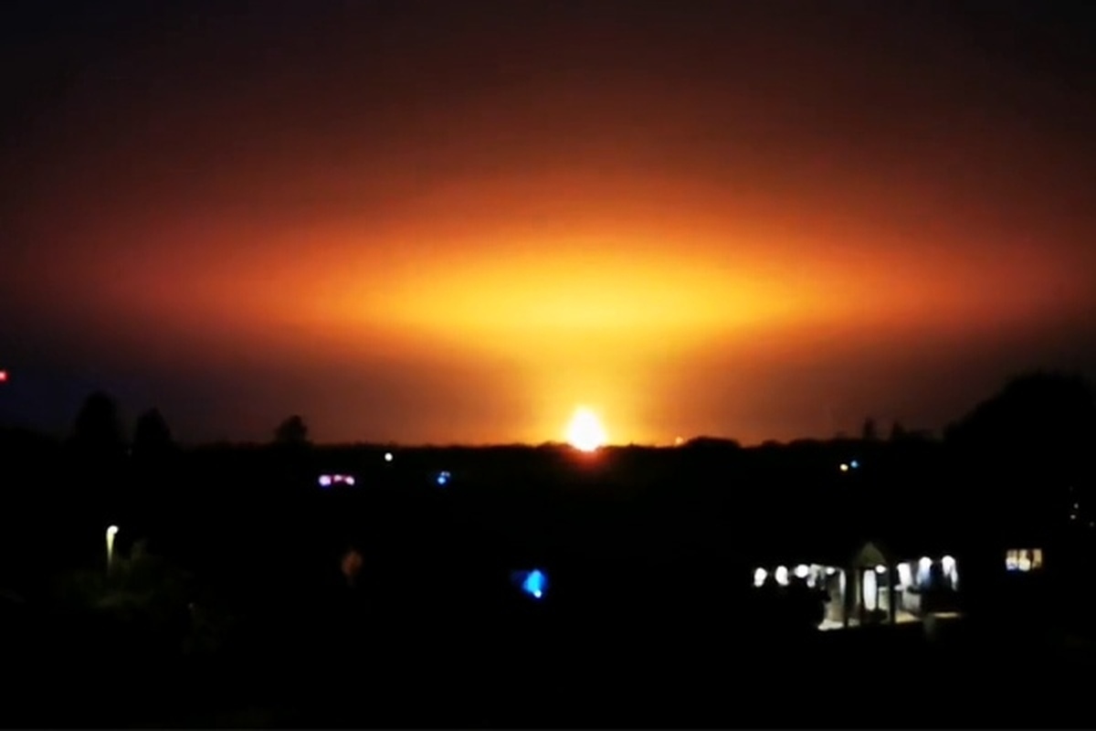 ویدئو | انفجار و حریق در آکسفورد انگلیس