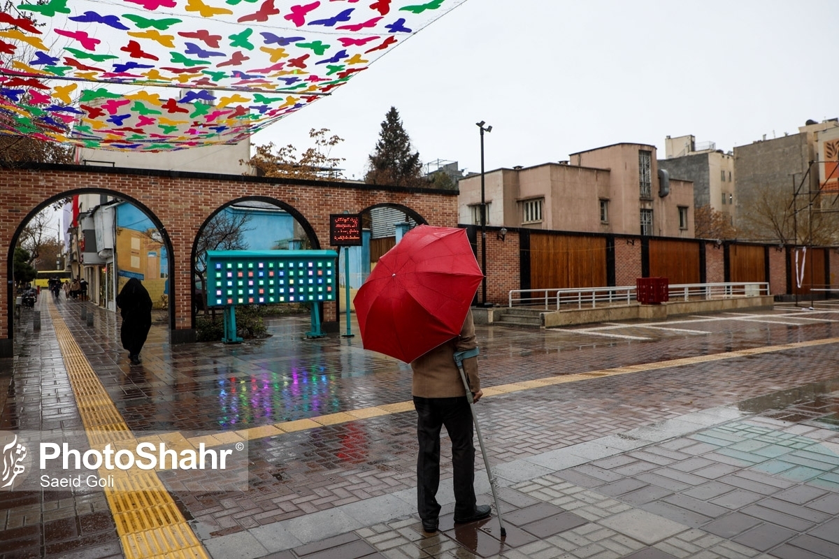 پیش‌بینی بارش باران در نواحی شمالی خراسان رضوی (٣ مهر ١۴٠٢)