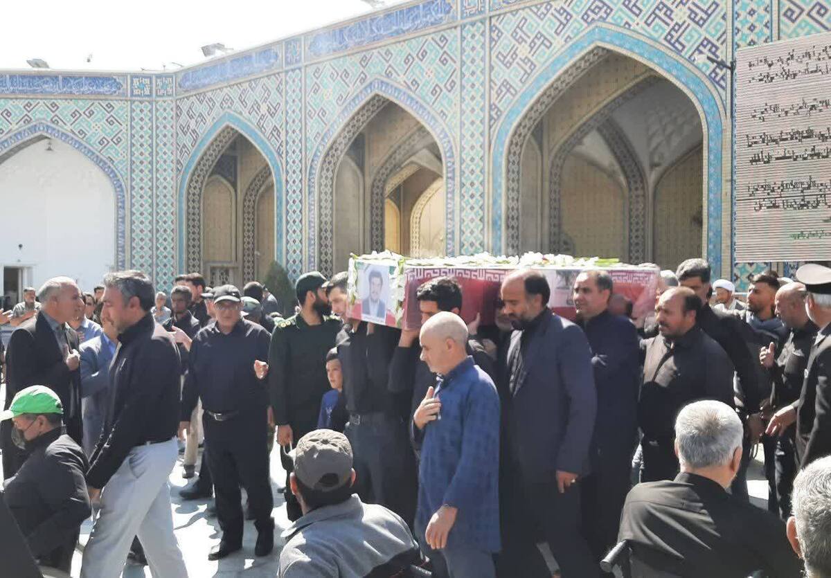 تشییع پیکر مطهر شهید جانباز ۷۰ درصد دفاع مقدس در مشهد (۴ مهر ۱۴۰۲)