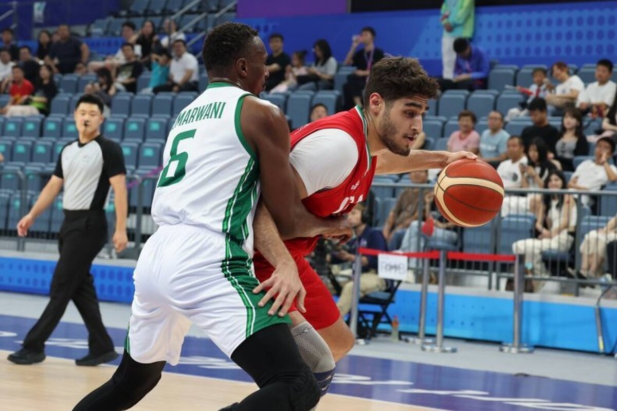 پیروزی تیم ملى بسکتبال ایران برابر عربستان در مسابقات هانگژو (۶ مهر ۱۴۰۲)