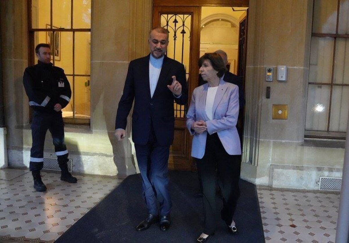 دیدار وزیر امورخارجه کشورمان با همتای فرانسوی| بررسی تحولات غزه در ژنو
