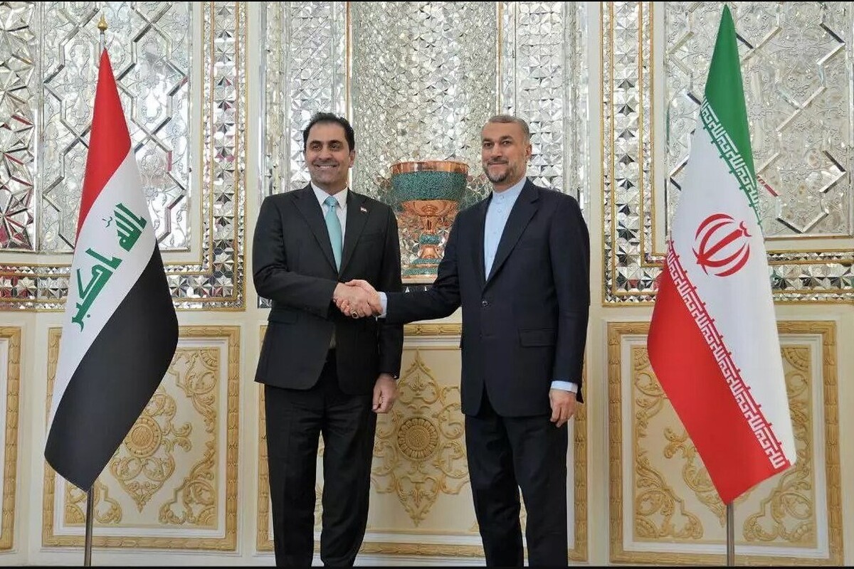 دیدار نایب رئیس مجلس عراق و هیئت همراه با امیر عبداللهیان در تهران (۱۳ آذر ۱۴۰۲)