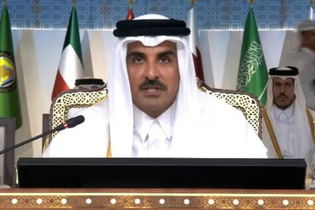 امیر قطر: اجازه ادامه جنایت غزه ننگی برای جامعه بین‌المللی است