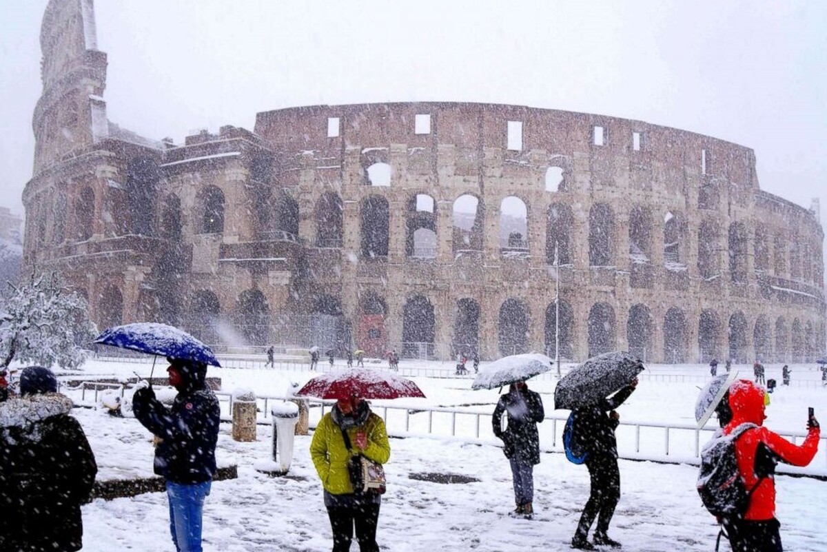 ویدئو| بارش برف در منطقه لیگوریا ایتالیا