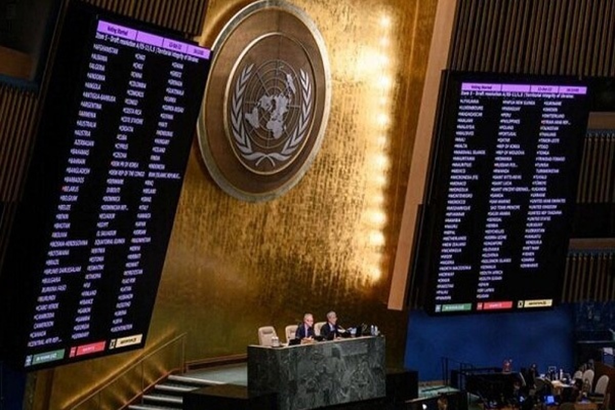 تصویب قطعنامه آتش‌بس غزه در مجمع عمومی سازمان ملل + فیلم