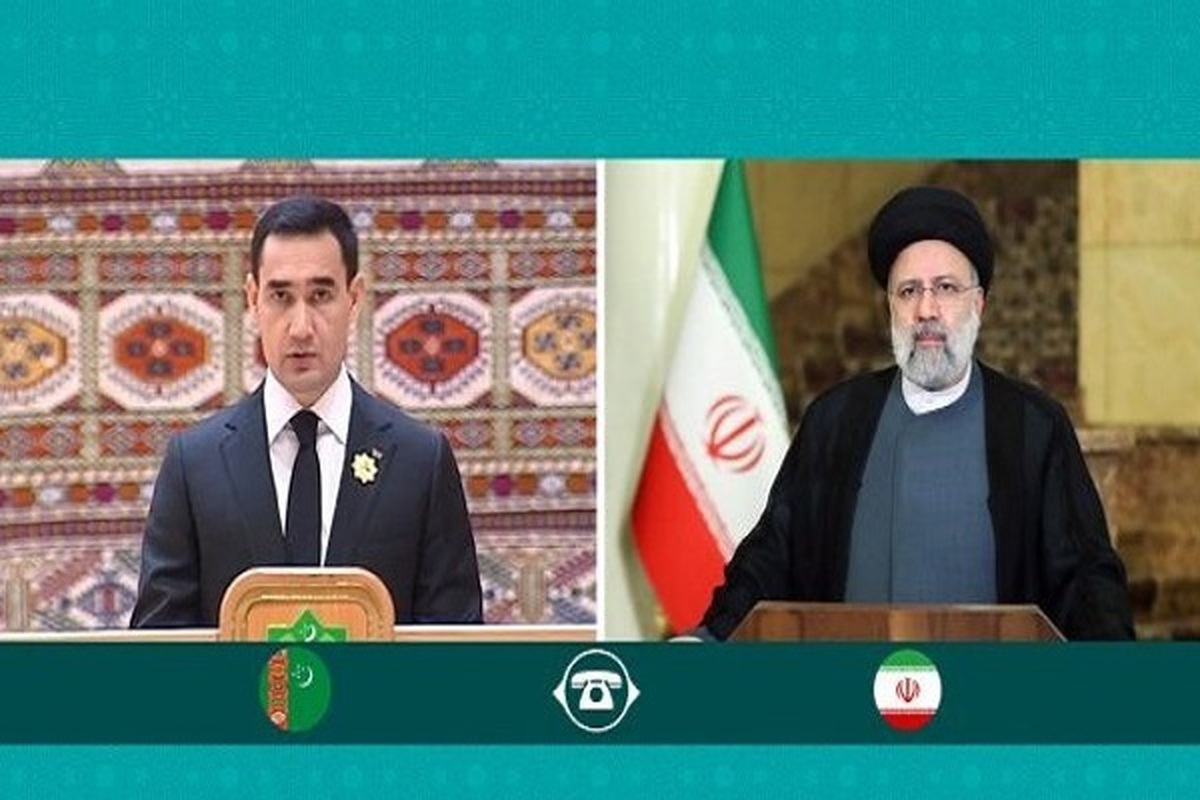 گفت‌وگوی تلفنی روسای جمهور ایران و ترکمنستان | رضایت رئیسی از رشد روابط ایران و ترکمنستان