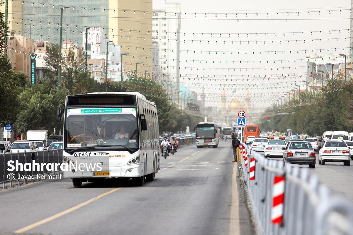 سرویس‌دهی صلواتی با ۲۱۰ دستگاه اتوبوس به راهپیمایان روز جهانی قدس در مشهد مقدس