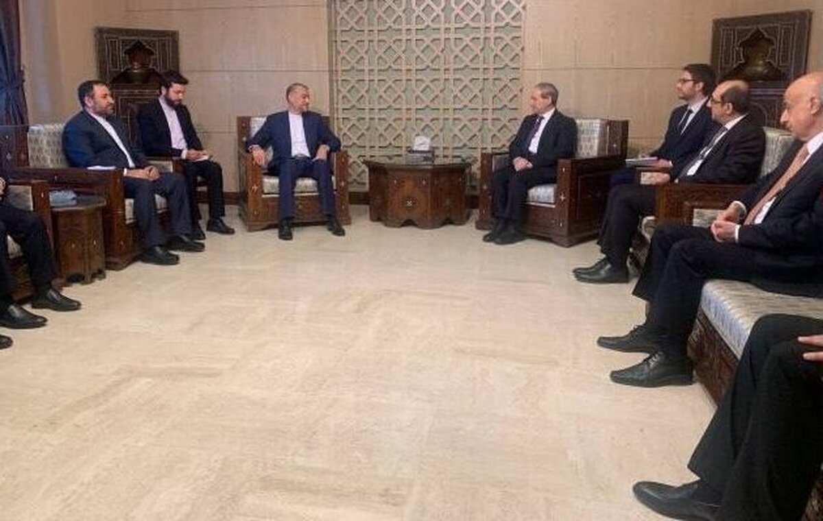 دیدار وزیر خارجه با فیصل المقداد