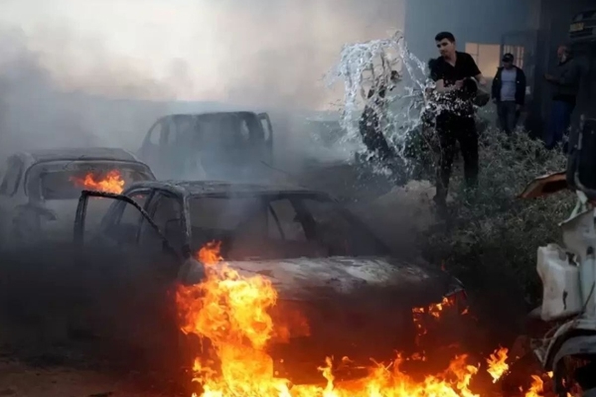 تداوم حمله شهرک‌نشینان صهیونیستی به مناطق کرانه باختری + فیلم