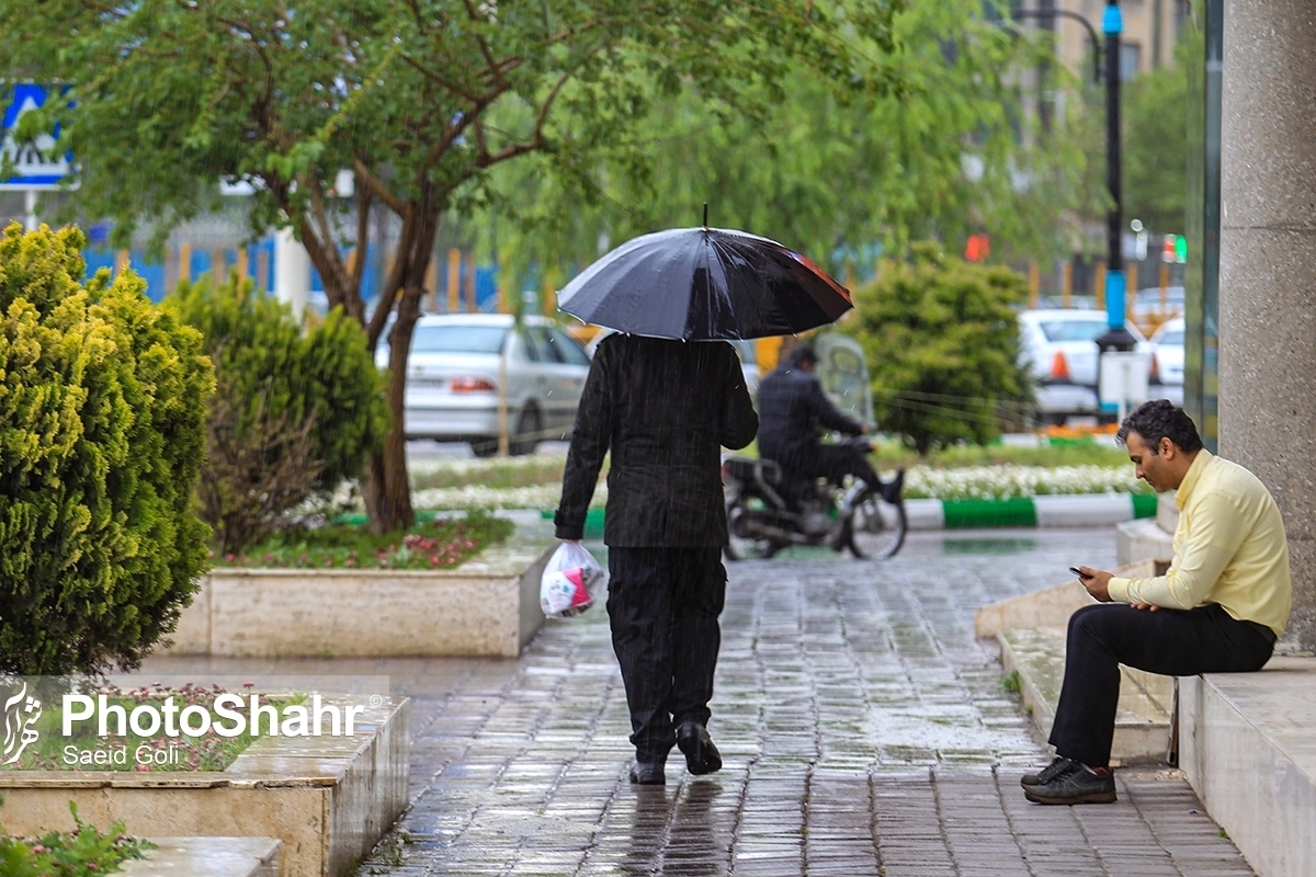 باران بهاری هوای کلانشهر مشهد را پاک کرد (۲۰ اردیبهشت ۱۴۰۳)